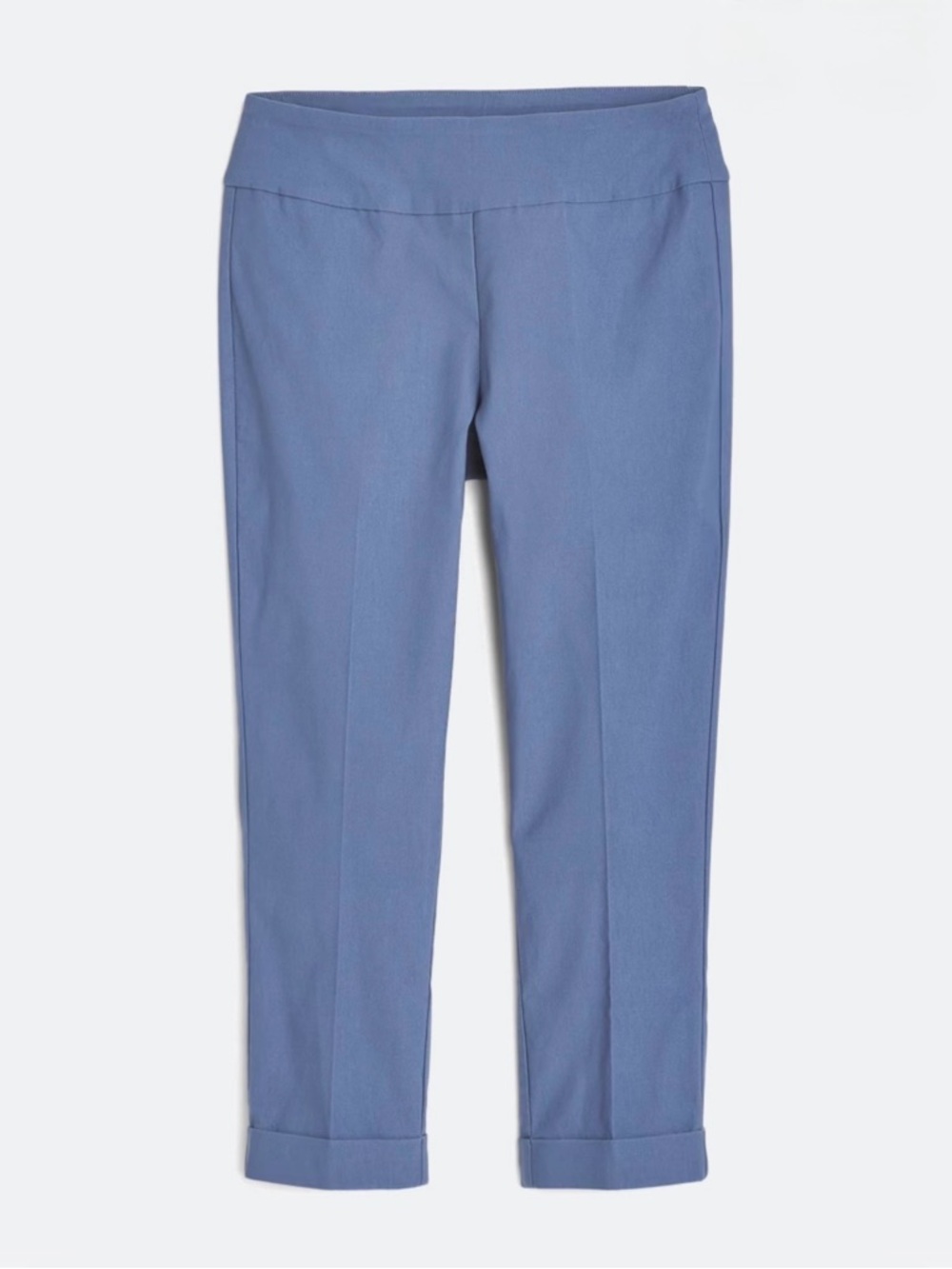 Tribal Dusty Blue Cropped Pull-On Pants